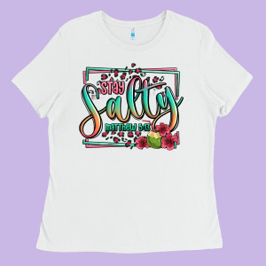 Stay Salty Matthew 5 13 Summer Ladies Tee Designed By Jasminsmagicworld