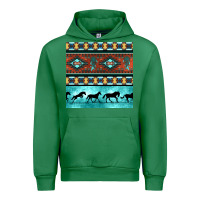 Emerald native american aztec seamless pattern Urban Hoodie - BundleAndBundleShop