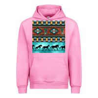 Fuchsia Pink native american aztec seamless pattern Urban Hoodie - BundleAndBundleShop