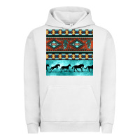 Pigment Lunar Rock native american aztec seamless pattern Urban Hoodie - BundleAndBundleShop