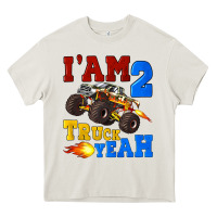 Cream i'am two truck yeah Heavy Core Tee - Artiststas