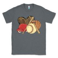 Charcoal Heather softball Classic Tee - MaliasSmallBusiness