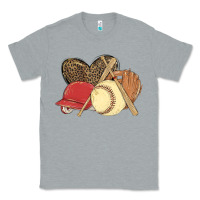 Heather Grey softball Classic Tee - MaliasSmallBusiness