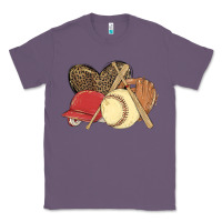 Lavender softball Classic Tee - MaliasSmallBusiness