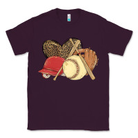 Plum softball Classic Tee - MaliasSmallBusiness