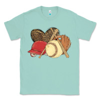 Seafoam softball Classic Tee - MaliasSmallBusiness