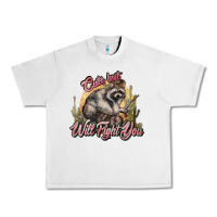 Lunar Rock cute but will fight you racoon western Urban Heavy Tee - NancyCooperArtShop