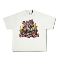 Pistachio cute but will fight you racoon western Urban Heavy Tee - NancyCooperArtShop