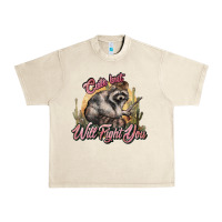 Sandshell cute but will fight you racoon western Urban Heavy Tee - NancyCooperArtShop