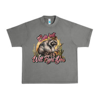 Tornado cute but will fight you racoon western Urban Heavy Tee - NancyCooperArtShop