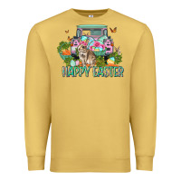 Antique Gold Happy Easter Day Premium Sweatshirt - CowGirlArtShop