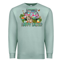 Seafoam Happy Easter Day Premium Sweatshirt - CowGirlArtShop