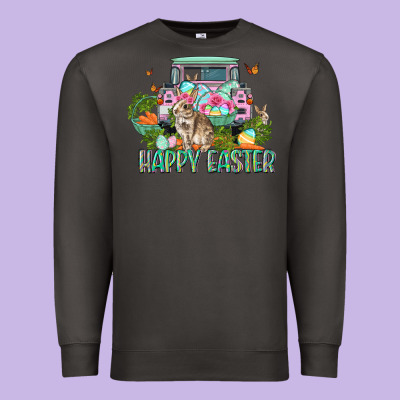 Happy Easter Day Premium Sweatshirt Designed By Cowgirlartshop