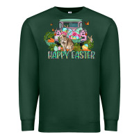 Sports Green Happy Easter Day Premium Sweatshirt - CowGirlArtShop