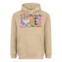 Mushroom Oh how he loves us Easter Day Heavyweight Hoodie - HowdyJamesFarm