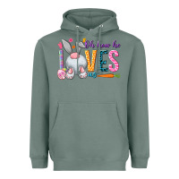 Sage Oh how he loves us Easter Day Heavyweight Hoodie - HowdyJamesFarm
