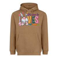 Toasted Coconut Oh how he loves us Easter Day Heavyweight Hoodie - HowdyJamesFarm