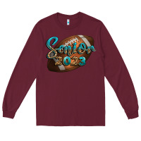 Burgundy american football senior 2023 Long Sleeve Tee - BundleAndBundleShop