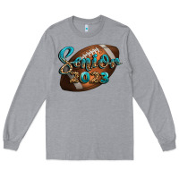 Heather Grey american football senior 2023 Long Sleeve Tee - BundleAndBundleShop