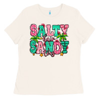 Bone salty hair sandy toes Ladies Tee - Jasminsmagicworld
