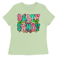 Matcha salty hair sandy toes Ladies Tee - Jasminsmagicworld