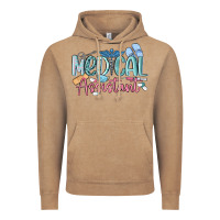 Vintage Coffee medical assistant nurse Vintage Hoodie - MaliasSmallBusiness