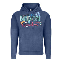 Vintage Denim medical assistant nurse Vintage Hoodie - MaliasSmallBusiness