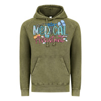 Vintage Olive medical assistant nurse Vintage Hoodie - MaliasSmallBusiness
