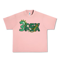 Salmon three rex Urban Heavy Tee - MaliasSmallBusiness