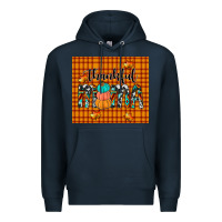 Navy thankful tumbler Premium Hoodie - JahusDesignShop