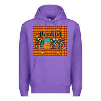 Purple thankful tumbler Premium Hoodie - JahusDesignShop