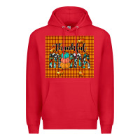 Red thankful tumbler Premium Hoodie - JahusDesignShop