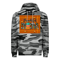 Slate Camo thankful tumbler Premium Hoodie - JahusDesignShop