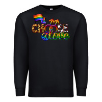 Black Western choose love Premium Sweatshirt - CowGirlArtShop