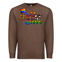 Chestnut Western choose love Premium Sweatshirt - CowGirlArtShop