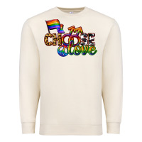 Sandshell Western choose love Premium Sweatshirt - CowGirlArtShop