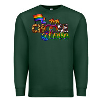 Sports Green Western choose love Premium Sweatshirt - CowGirlArtShop