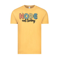 Vintage Mustard nope not today Vintage Tee - MaliasSmallBusiness