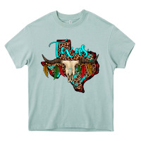Arona bullskull texas map Heavy Core Tee - JahusDesignShop