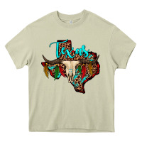 Mossy bullskull texas map Heavy Core Tee - JahusDesignShop