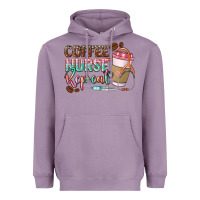 Lavender coffee nurse repeat Heavyweight Hoodie - CowGirlArtShop