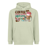 Matcha coffee nurse repeat Heavyweight Hoodie - CowGirlArtShop