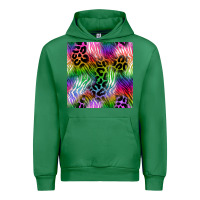 Emerald neon safari seamless pattern 2 Urban Hoodie - BundleAndBundleShop