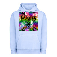 Pigment Grape Ice neon safari seamless pattern 2 Urban Hoodie - BundleAndBundleShop