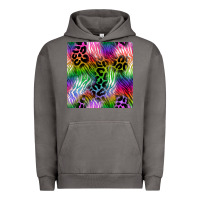 Pigment Tornado neon safari seamless pattern 2 Urban Hoodie - BundleAndBundleShop