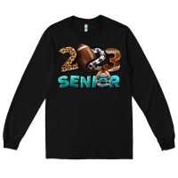 Black American Football Senior 2023 Long Sleeve Tee - BundleAndBundleShop