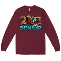 Burgundy American Football Senior 2023 Long Sleeve Tee - BundleAndBundleShop