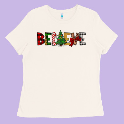 Believe Ladies Tee Designed By Jahusdesignshop