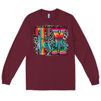 Burgundy Tx texas Long Sleeve Tee - JahusDesignShop