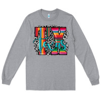 Heather Grey Tx texas Long Sleeve Tee - JahusDesignShop